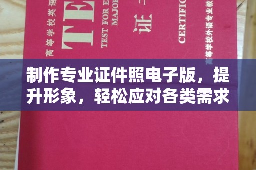 红寺堡制作专业证件照电子版，提升形象，轻松应对各类需求